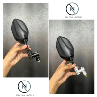 Gương kèm chân Kính Xoay 360 Độ Gắn Xe Máy mẩu AB thông dụng cho nhiều dòng xe MS03 gươngxoay  360