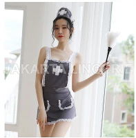 Jakarta Lingerie Sexy Hot Binal Cosplay Nurse JLP036 Baju Tidur Dinas Malam Wanita Perawat Seksi Big