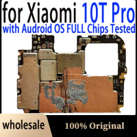 Original Motherboard For Xiaomi Mi 10T Pro Unlocked Mainboard With Full Chips Logic Board For Mi10T Pro