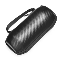 Carbon Fibre Storage Bag Protective Travel Case Carrying Case for JBL FLIP ESSENTIAL FLIP 5 Bluetooth-compatible Speaker