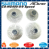 Shimano HG400 CS-HG400-9 9s Cassette 11-25T 11-32T 11-34t 11-36t MTB 9 Speed Bicycle Freewheel