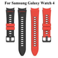 Silicone Band for Samsung Galaxy Watch 4 44mm 40mm Galaxy Watch 4 Classic 46mm/42mm Band Official Silicone Watch 4 Band