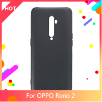 Reno 2 Case Matte Soft Silicone TPU Back Cover For OPPO Reno 2 Phone Case Slim shockproof