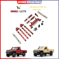 1/12 MN82 LC79 MN78 Remote Control Car Accessories Metal Upgrade Rod Shock Absorber Set