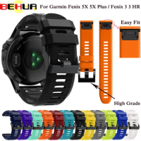 26mm 22mm 20mm Watchband for Garmin Fenix 5X 5 5S Plus 3 3 HR Forerunner 935 945 Watch Strap Quick Release Easy fit Wrist Band