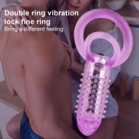 Cock Ring Safe Penis Delay Ring Vibrating Dildo Ring Polyethylene Foreskin Ring Delay Ejaculation Lock Ring for Couple