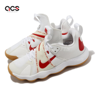 Nike 排球鞋 React Hyperset 男鞋 白 紅 魔鬼氈 緩震 穩定 支撐 室內運動鞋 CI2955-160