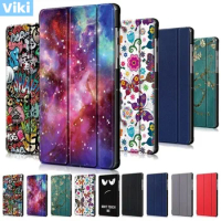 For Samsung Galaxy Tab S9 S8 S7 Plus S7 FE SM-T970 12.4 inch Magnetic Trifold Stand Cover Funda for galaxy Tab S6 Lite 10.4 Case