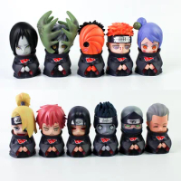Anime Naruto Akatsuki Action Figure Naruto Sasuke Kakashi Itachi Model Toys Desktop Ornament Decoration Gift Boy Girl