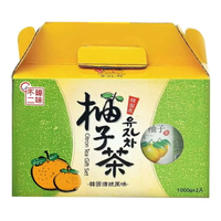【10%點數回饋】韓味不二 柚子茶飲組 1公斤 X 2入
