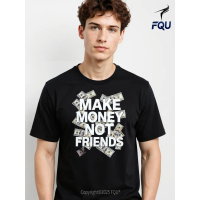FQU Summer Printed Short Sleeve T-shirt 100% Cotton Y2K gifts for Family Men's T-Shirt