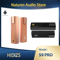 Hidizs S9PRO HiFi Portable dac ES9038Q2M Headphone Amplifier HiRes Decoding USB TYPE C DAC to 3.5&amp;2.5MM Adapter Amp for Phones