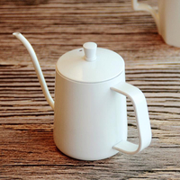 咖啡壺 手沖咖啡滴漏壺不銹鋼白色簡約細口壺V60陶瓷濾杯分享杯 手沖套裝 米家家居