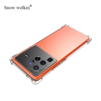 For Vivo X Note Case Airbags Buffer Full Protection Case For Vivo X80 Pro Lite Case Clear Soft TPU Shockproof Back Cover