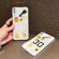 Compatible With VIVO Y17 Y15,Y11 2019,Y12/Y12i Phone Case Warriors No. 11 and No. 30 TPU Soft Transp