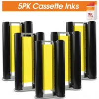 5PK 6 Inch Inks for Canon Selphy Photo Printer Cartridge Ink KP-108IN Color Cassette Ink for Canon Selphy CP1200 CP910 CP900