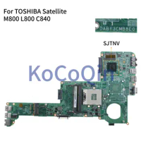 KoCoQin Laptop motherboard For TOSHIBA Satellite M800 L800 C840 Mainboard DABY3CMB8E0 SJTNV
