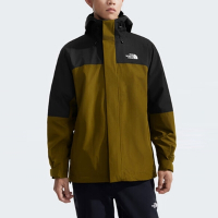 The North Face 北臉 外套 男款 運動連帽外套 衝鋒衣 三合一 防潑水 保暖 黑綠 NF0A89ZP5HO