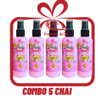 [ SỈ 5 CHAI HỒNG] XẢ VẢI KHÔ HYGIENE PLUS SACOM 100ML