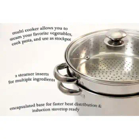 8 Qt Stainless Steel Multi-Cooker