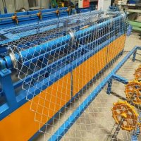 Full Automatic Hot Sale Fence Wire Mesh Chain Link Fence Net Making Machine Aluminum Foil Expanded Mesh Machine