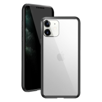 iPhone11金屬防窺全包磁吸雙面玻璃保護殼 11手機保護殼