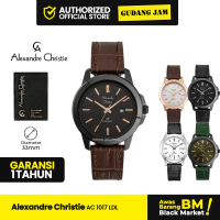 Alexandre Christie Jam Tangan Cewek AC 1017 LDL Analog Leather Strap