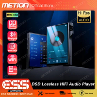 HiFi MP3 Player Bluetooth DSD Lossless Hi-Res Digital Audio Music Player Hi-Res Portable Audio Player Built-in 16GB Max 256GB