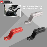 Motorcycle Accessories Rear view mirror extension bracket For RC 390 200 250 125 690 Yamaha R3 R6 MT07 XMAX Z1000 PCX125 moto
