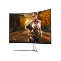 Wholesale Curved Monitor 27 inch 24 inch LED HD Screen 1080P 144HZ gaming computer monitor