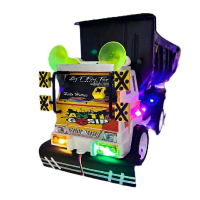 TRUK Miniatur hasil modifikasi+lampu+trompet,super banget keren