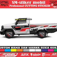 kanan kiri stiker mobil hilux Rangga stiker variasi mobil hilux