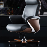 Leather Boss Office Chair Leather Office Chair Comfortable President Swivel Computer Reclining
