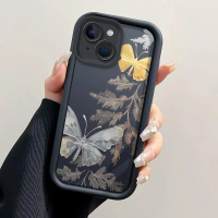 Ốp Điện Thoại Mắt Bầu Trời Mới, Thiết Kế Hai Bướm, Tương Thích Với iPhone 15, 15Pro, 15ProMax, 16, 1
