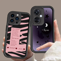 เคส TPU แบบนิ่ม, เคสพิมพ์ลายม้าลาย, เข้ากันได้กับ A15, A16, A17, A18, A31, A38, A53, A54, A55, A57, 