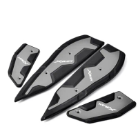 Motorcycle Footrest Foot Pads Pedal Plate Pedals For Yamaha X-MAX 125 250 300 400 XMAX125 XMAX250 XMAX300 2017 - 2023 XMAX400