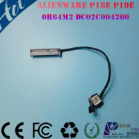 Laptop ODD Bay SATA HDD cable for DELL ALIENWARE17 R1 M17X R5 P18E ALIENWARE18 M17X R3 P19E VAS00 series 0R64M2 DC02C004200