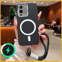 เหมาะสำหรับเคสโทรศัพท์ Vivo V25/V25 Pro/V25E เคสโทรศัพท์แบบ TPU กันกระแทก พร้อมสายเคสนิ่ม รุ่น 0039