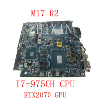 yourui for Dell Alienware M17 R2 Laptop Motherboard i7-9750H CPU RTX2070 N18E-G2-A1 GPU LA-H351P CN-0VG46T Fully Test