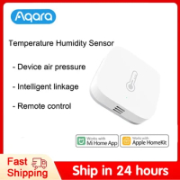 1/2/4 Pcs Aqara Zigbee Wireless Temperature Humidity Sensor Hygrometer Smart Home Work With Xiaomi Home App Mijia Hub Homekit