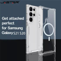 Clear Magnetic Case For Samsung Galaxy S21 S20 FE Plus Note 20 Ultra For Magsafe Transparent Hard Cover For Samsung S21 S20 FE
