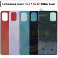 For SAMSUNG Galaxy A71 Back Battery Cover Door Rear Glass Housing Case For SAMSUNG A71 A715F/DS, A715F/DSN A715F/DSM