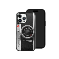 【Casetify】iPhone 14 Pro Max 耐衝擊透黑-復古相機(支援無線充電)