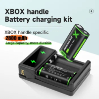 2800mAh Xbox Rechargeable Battery+LCD USB Dual Charger for Xbox One /Xbox One S/Xbox One X/Xbox One Elite Wireless Controller