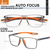 Kacamata Baca Lensa Plus Auto Focus Anti radiasi Sport glasses Pria wanita Premium Original matamorg