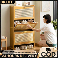 Bamboo Shoe Cabinet Almari Kabinet Kasut 30+ Pairs Of Shoes Storage Shoe Rack rak kasut Furniture Wo
