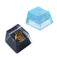 Resin KeyCaps for Cherry MX Keyboard Decorate Office School Black/Blue Dropship