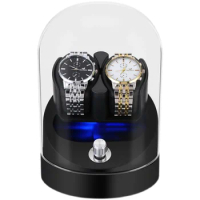 Automatic Watch Winder Mechanical Watch Boxes Anti-Magnetic Luxury Transparent Storage Organizer Rotomat for The Watch Gift Idea