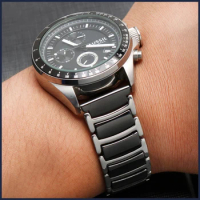 Luxury Ceramic strap 20 22mm for samsung galaxy watch 3 45 41mm band galaxy 46mm active 2 amazfit bip huawei watch gt2/pro strap
