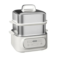 220V Electric Steam Cooker Pot Multi Cooker Household Steaming Cooking Machine With Stainless Steel Inner